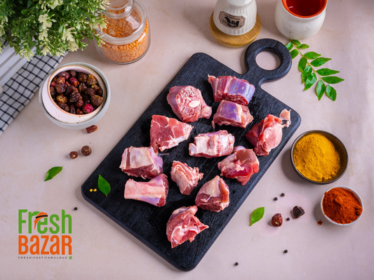 MUTTON INDIAN BONE IN CURRY CUTT FROM LEG -500G