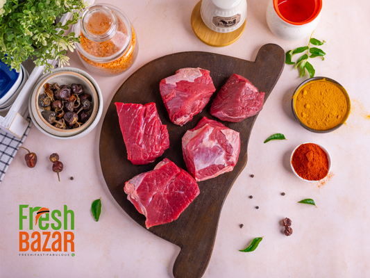 BEEF INDIAN BONELESS SHUWA MANDI CUTT FROM SHOULDER - 500G