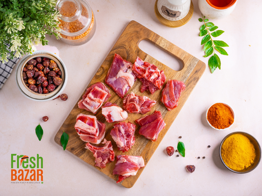 MUTTON SOMALIA BONE IN CURRY CUTT FROM SHOULDER -500G