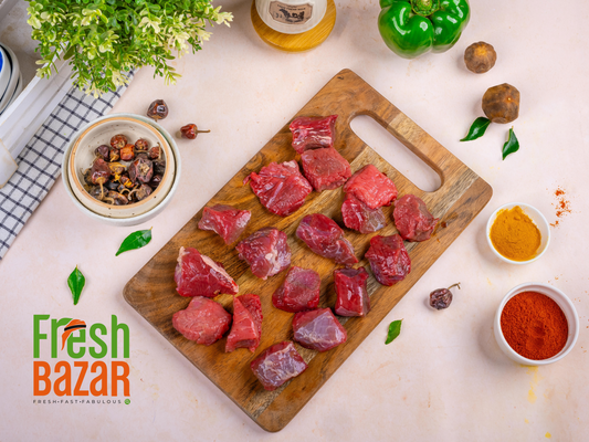 BEEF INDIAN BONELESS CURRY CUTT FROM LEG -500G