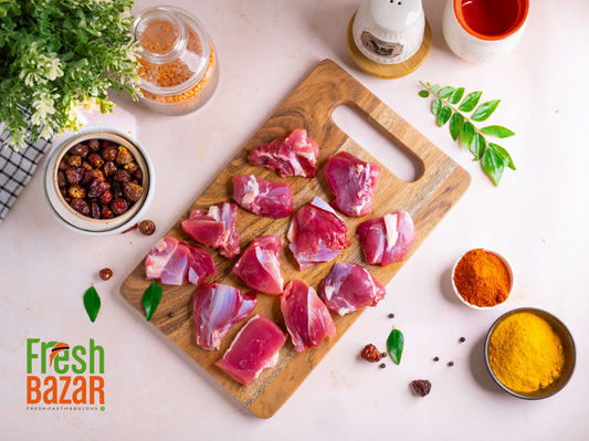 MUTTON SOMALIA BONELESS  CURRY  CUTT FROM LEG -500G