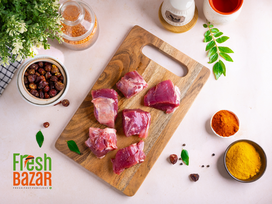 MUTTON SOMALIA BONELESS  BIRIYANI  CUTT FROM LEG -500G