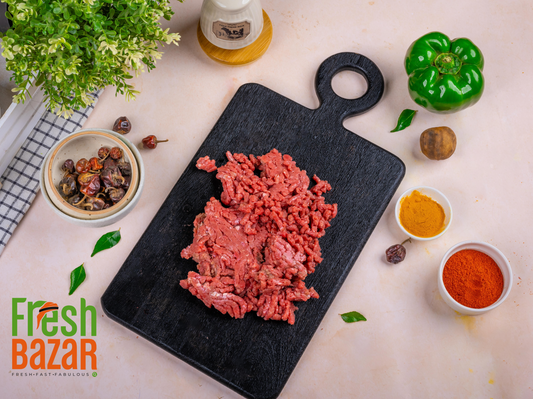 BEEF INDIAN BONELESS MINCE WITHOUGHT FAT -500G