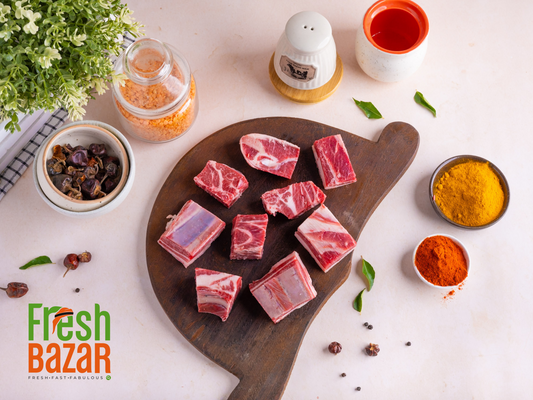 LAMB AUSTRALIA BONE IN CURRY CUTT FROM SHOULDER -500G