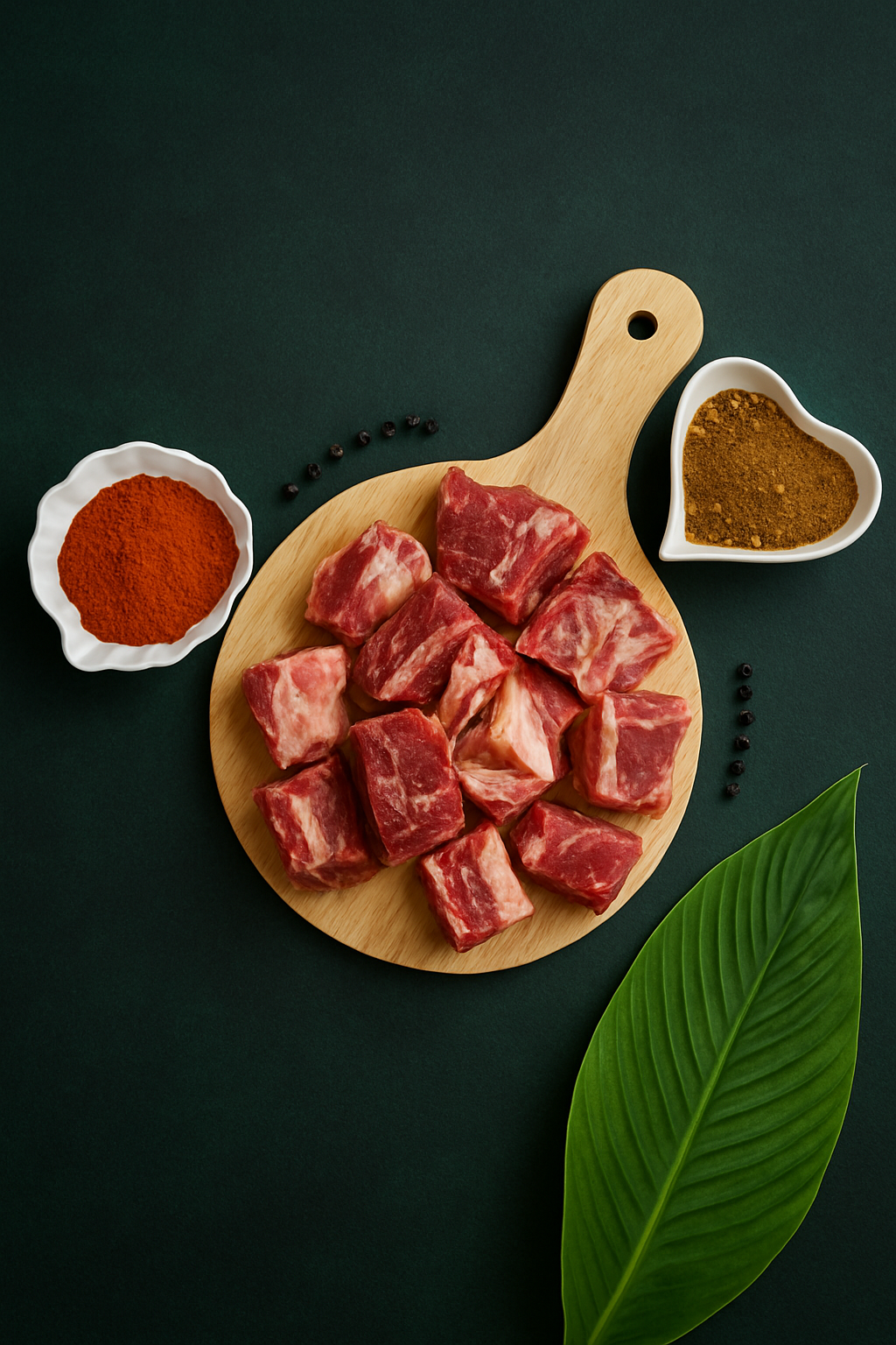 BEEF INDIAN BONE IN BIRIYANI CUTT FROM SHOULDER - 500G – FreshBazarOman