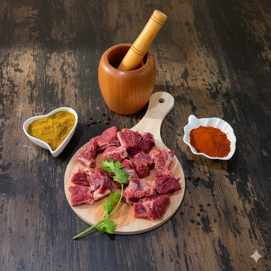 BEEF PAKISTAN BONE IN  FRY CUTT FROM SHOULDER - 500 G