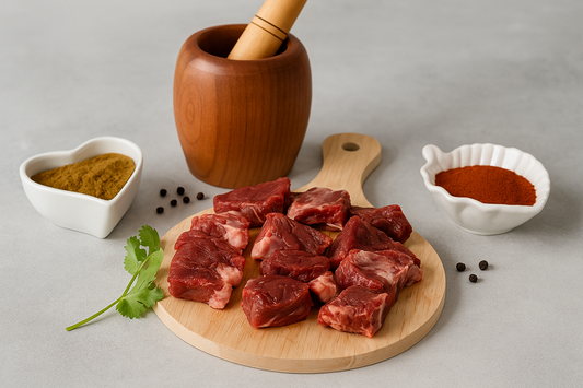 BEEF  PAKISTAN BONELESS CURRY CUTT FROM SHOULDER -500G