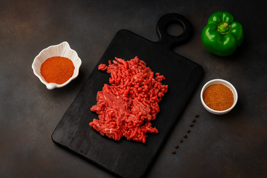 BEEF PAKISTAN BONELESS MINCE WITH FAT -500G