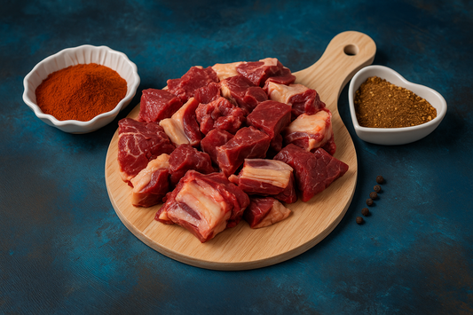 BEEF INDIAN BONE IN FRY  CUTT FROM LEG -500G