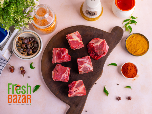 BEEF OMAN(SALALAH) BONE IN BIRIYANI CUTT FROM SHOULDER-500G
