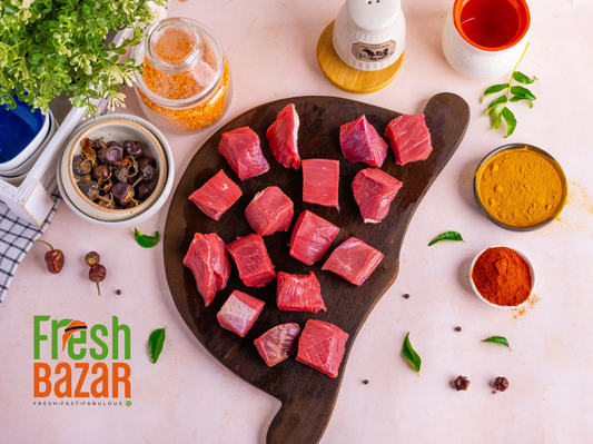 BEEF OMAN(SALALAH) BONELESS CURRY CUTT FROM SHOULDER -500G