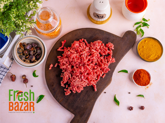 BEEF OMAN(SALALAH) BEEF BONELESS MINCE WITH FAT -500G