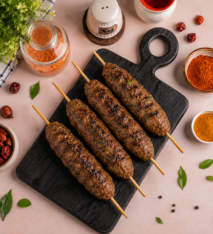 Indian veal Kofta With Skewers