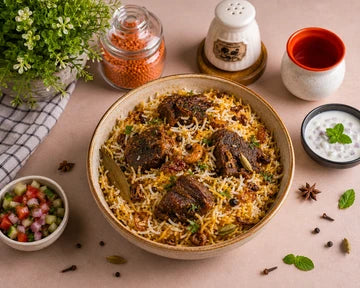 Chilled Indian Beef Biryani Cut Boneless