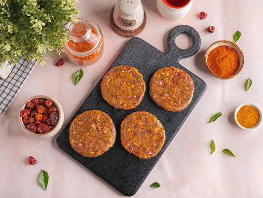 BEEF BURGER SEASONED برجر لحم بقري متبل